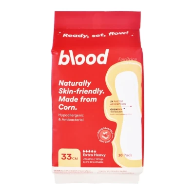 Blood Extra Heavy Ultra Thin 10 Pads