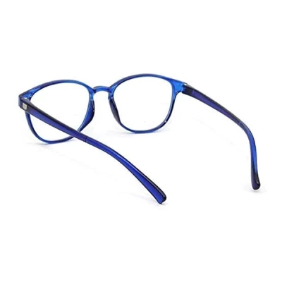 Medical Reading Glass Power +3 Mag Round Blue