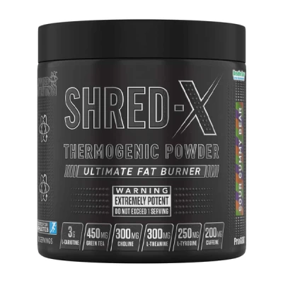 applied shred-X sour gummy bear ultimate fat burner 300 g