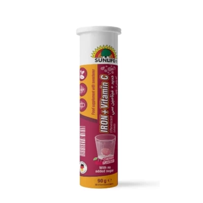 Sunlife Iron Plus Vitamin C S/free Effervescent Tab 20's