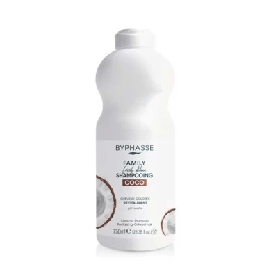 Byphasse Coconut Shampoo For Colored Hair 750 Ml