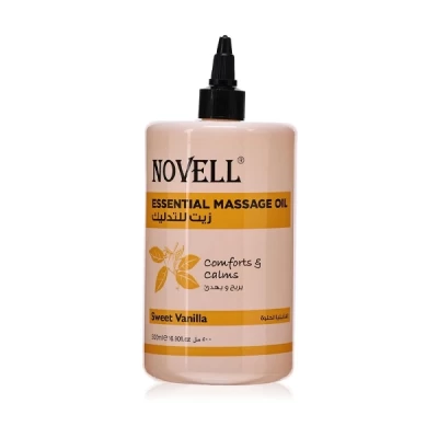 novell pure & natural massage body oil 750ml