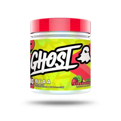 ghost bcaa amino acid 30'svg 315gm kiwi strawberry