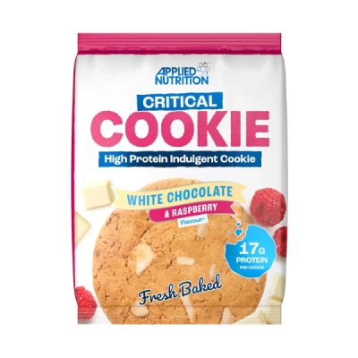 applied critical cookie bar white chocolate raspberry 85 g