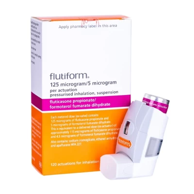 flutiform inhaler 125/5 120 doses 