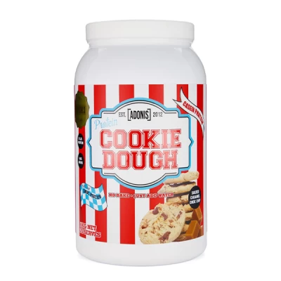 adonis protein cookie dough caramel choco chip 1 kg