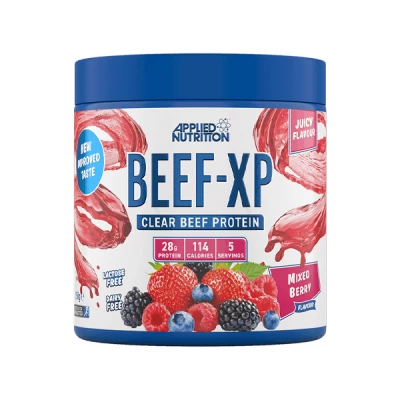 applied beef-xp clear beef protein mixed berry 60 servings