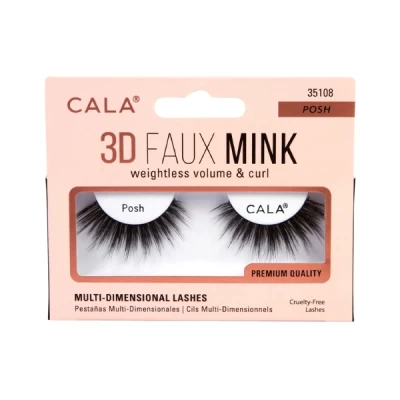 cala 3d faux mink posh lashes 35108