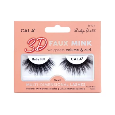 cala 3d faux mink baby doll lashes 35131