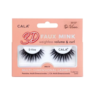 cala 3d faux mink d-vine lashes 35127