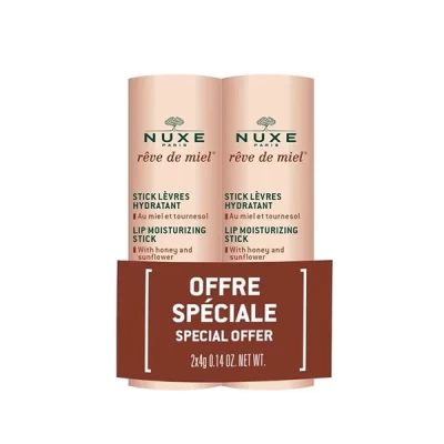 nuxe reve de miel lip moisturising stick ( offer pack )