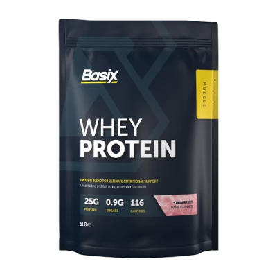 basix whey protein strawberry swirl 5 lbs