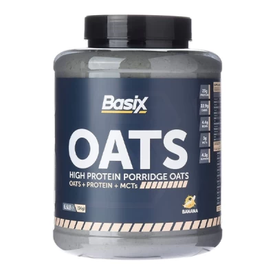 basix high protein porridge oats banana 3 kg