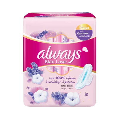 always skin love luna maxi thick large 24 pcs