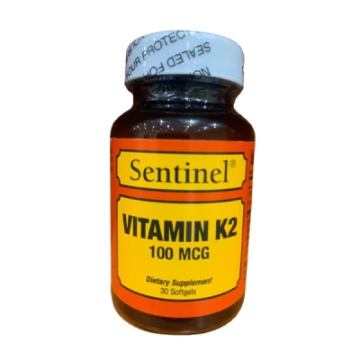 sentinel  vitamin K2 100 mcg 30 softgels