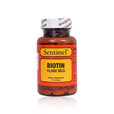 sentinel biotin 10000 mcg  100 softgels