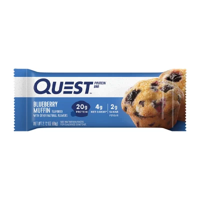 quest protein bar blueberry muffin 60 g