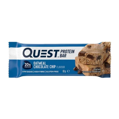 quest protein bar oatmeal choco chip 60 g