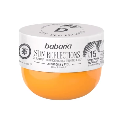 babaria sun reflection spf 15 protective tanning gel 300 ml 