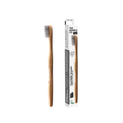 humble bamboo toothbrush charcoal bristles 