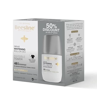 beesline whitening deo roll on invisible touch (offer pack  )