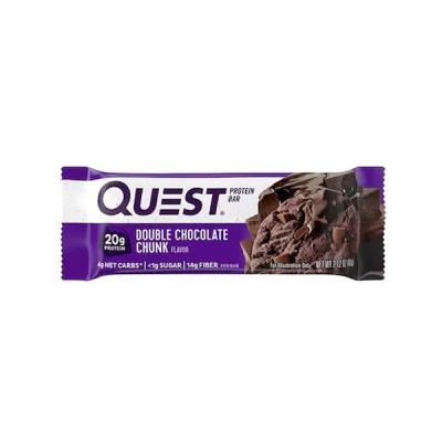 quest protein bar double chocolate chunk 60 g