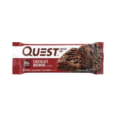 quest protein bar chocolate brownie  60 g