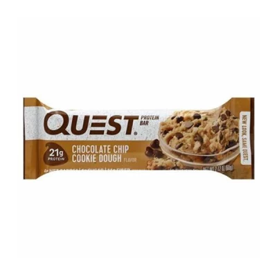 quest protein bar  dipped choco chip cookie dough 50 g