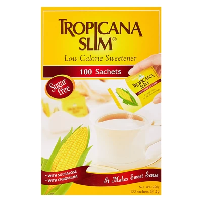 tropicana slim sweetener 100 sachets 