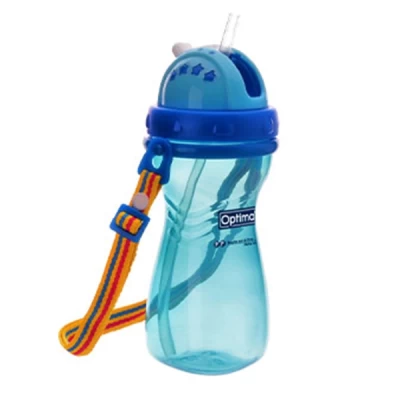 optimal wide neck straw bottle 400ml 