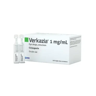 verkazia 1mg/ml eye drops emulsion 120's 0.3ml