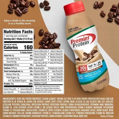 Premier Protein high Protein shake Café Latte 340ml