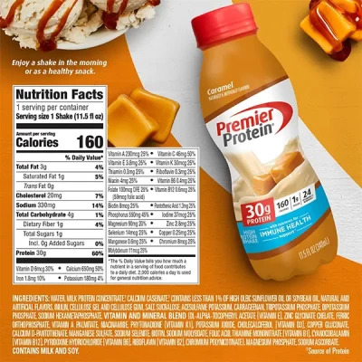 Premier Protein high Protein shake Caramel 340ml