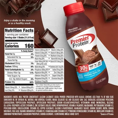 Premier Protein high Protein shake Chocolate 340ml